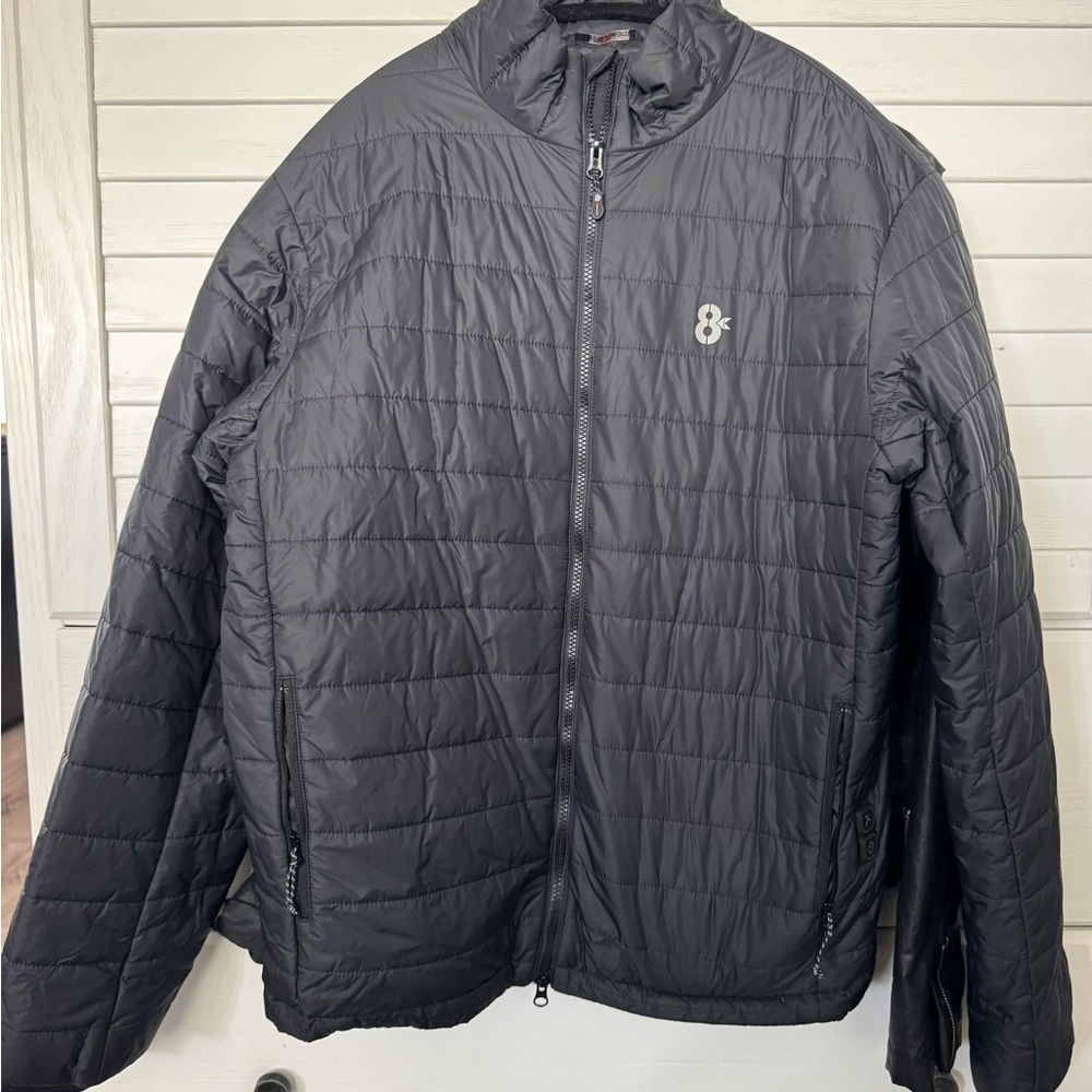 Men's XXL Black Heated Puffer Jacket